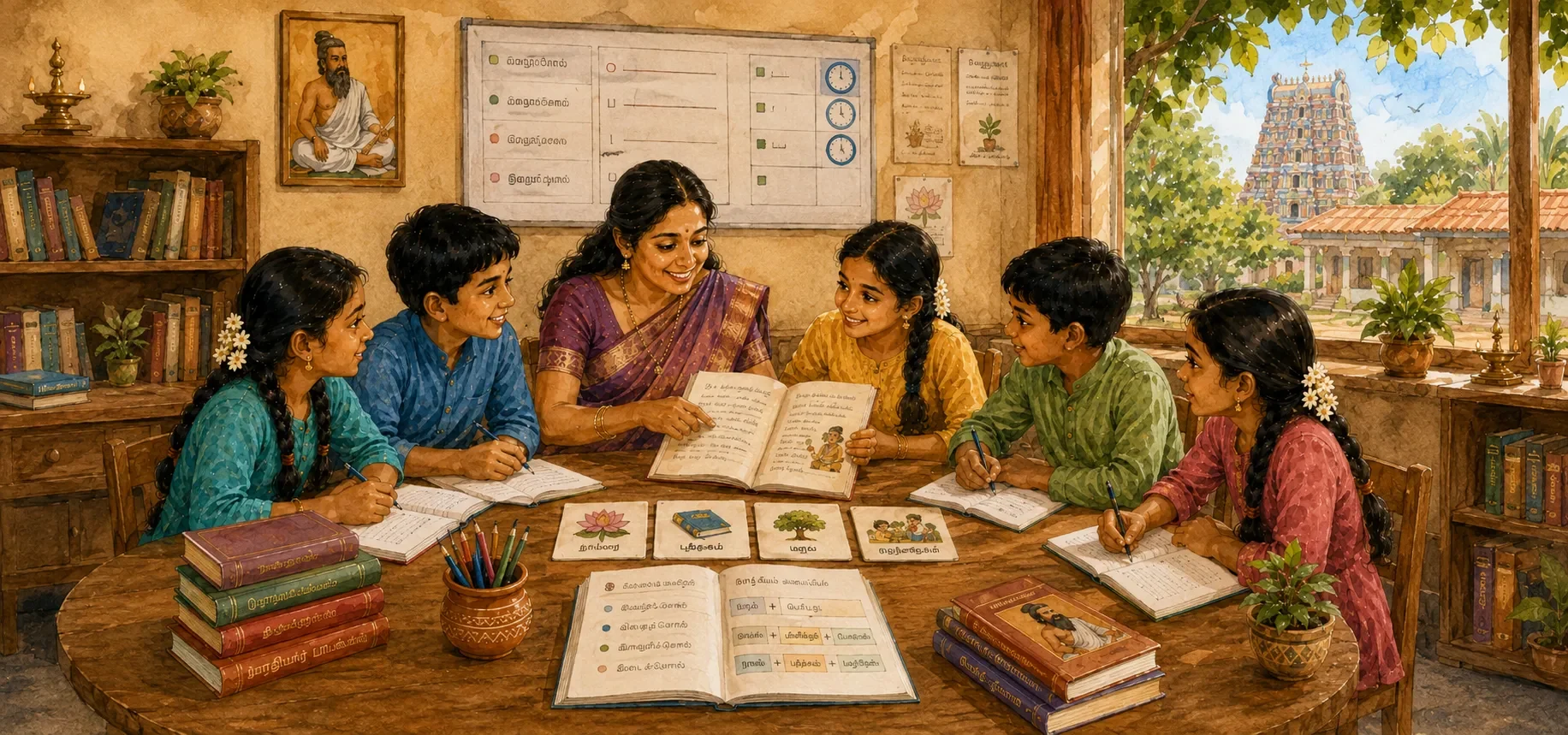 தமிழ் ஒலிப்பியல் நிலை 4 – சரளமான வாசிப்பு மற்றும் தமிழ் இலக்கணம்